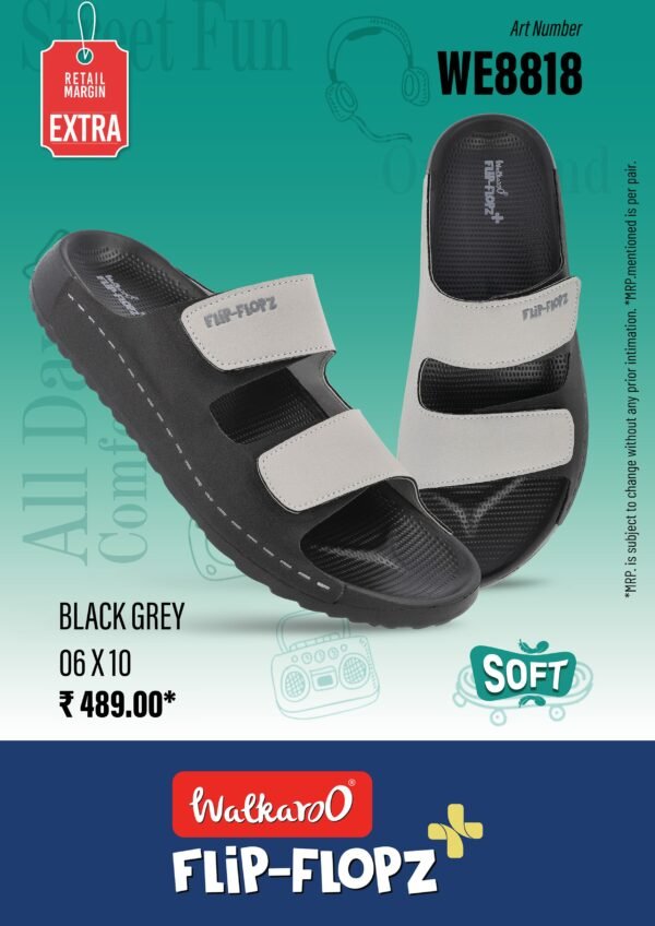 8818 BLK GRY 6*10